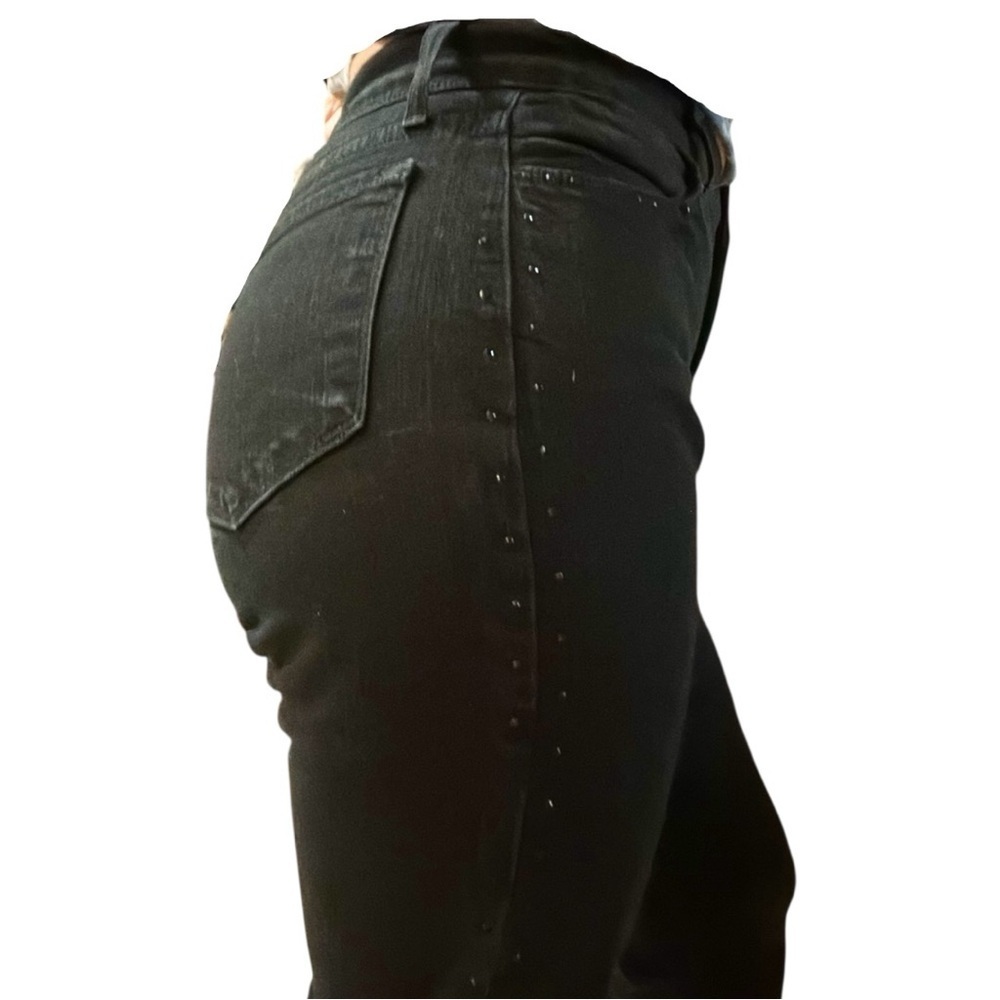 NYDJ Black bling‎  straight Leg Jeans